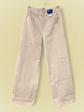 Old Navy cream wide leg jeans